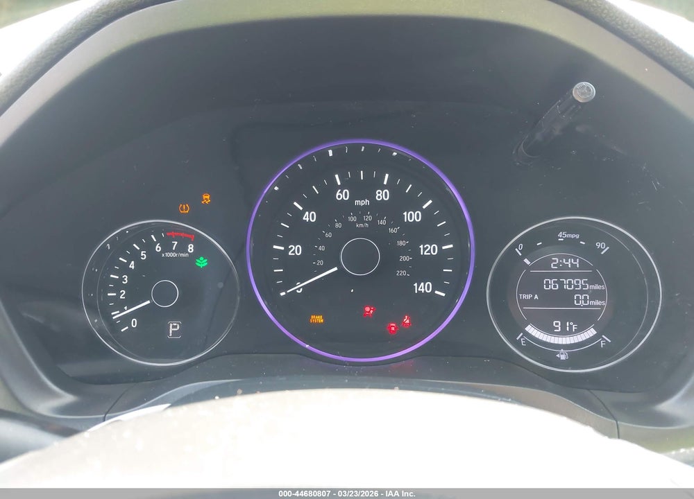 2020 HONDA HR-V 2WD LX VIN: 3CZRU5H30LM705240