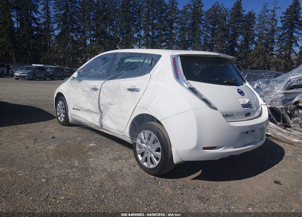 2013 NISSAN LEAF S VIN: 1N4AZ0CP8DC407531