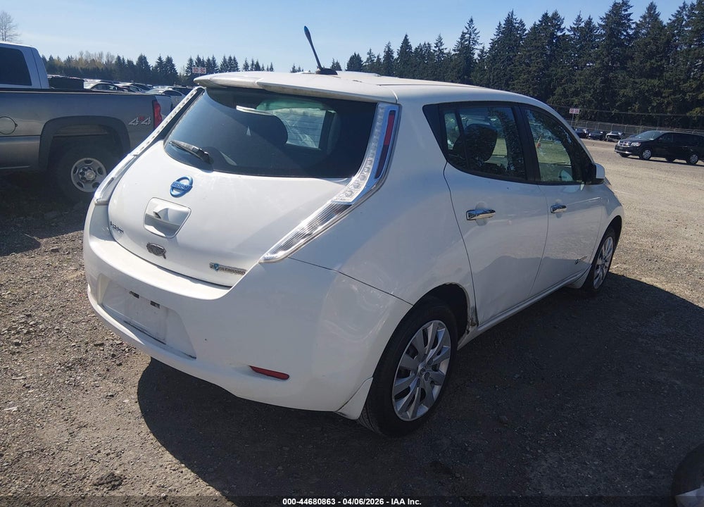 2013 NISSAN LEAF S VIN: 1N4AZ0CP8DC407531