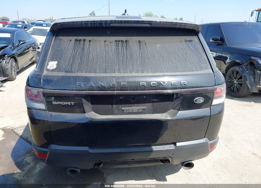 2016 LAND ROVER RANGE ROVER SPORT 3.0L V6 SUPERCHARGED SE VIN: SALWG2VF6GA583184