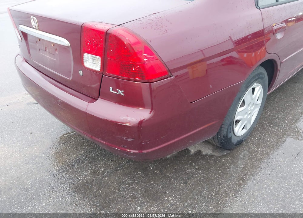 2003 HONDA CIVIC LX VIN: 2HGES16563H532265