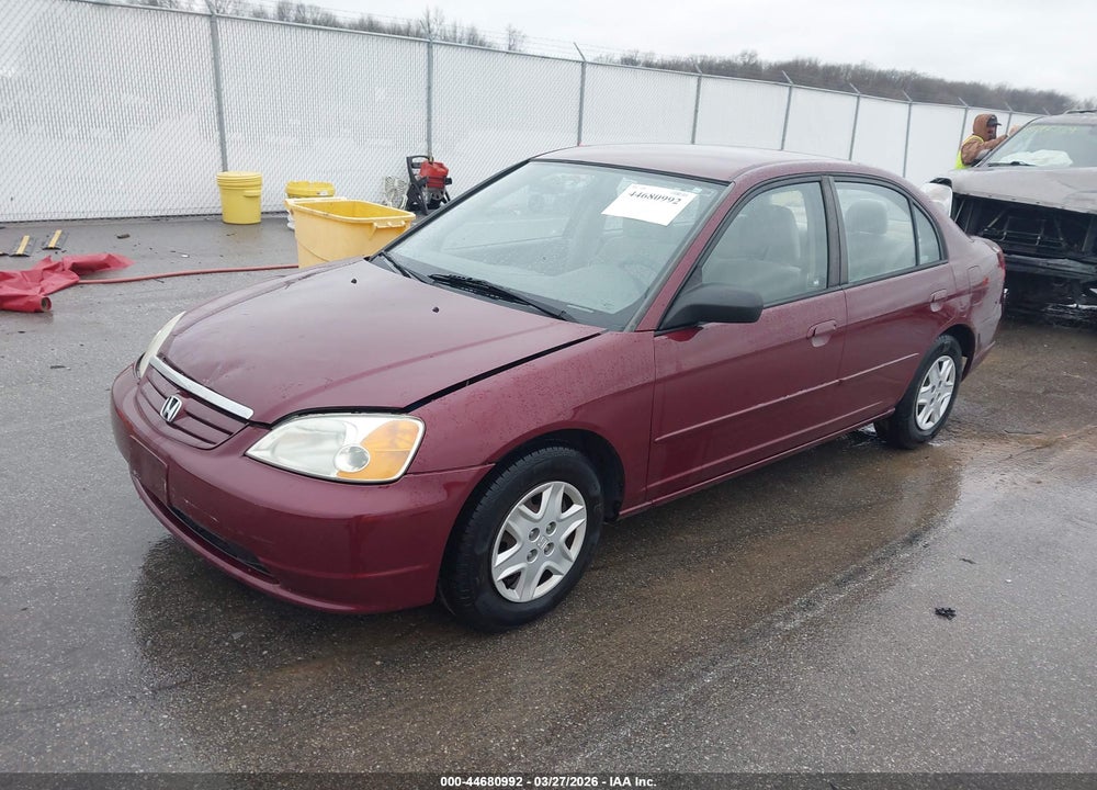 2003 HONDA CIVIC LX VIN: 2HGES16563H532265