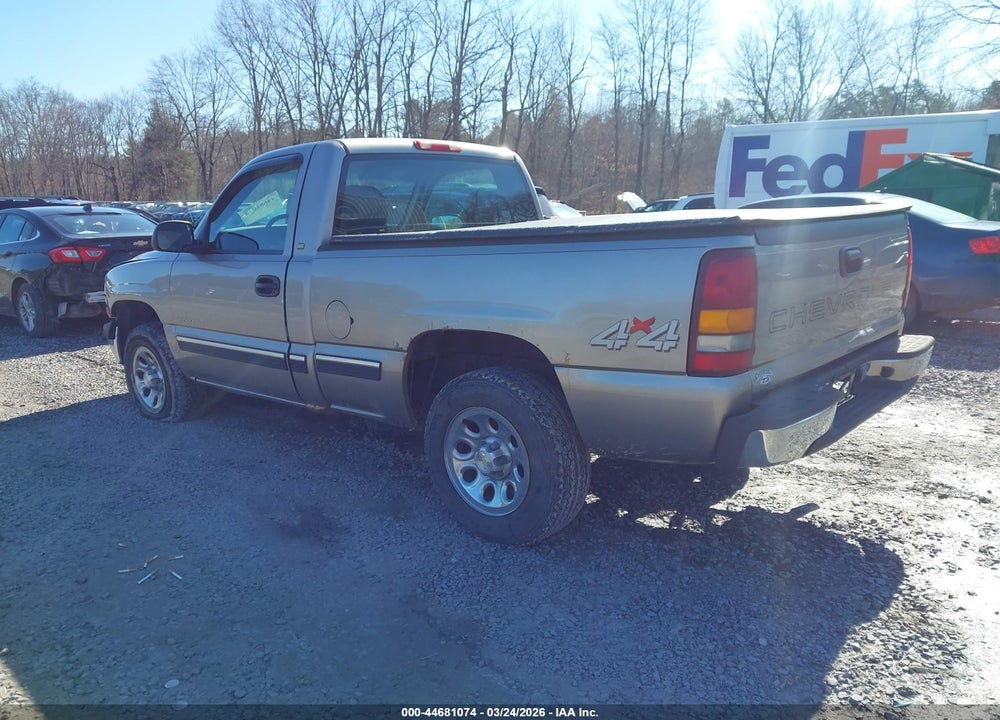2001 CHEVROLET SILVERADO 1500 VIN: 1GCEK14V61Z255647