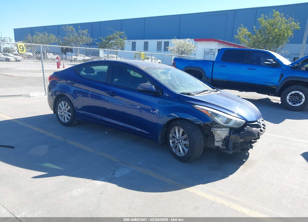 2015 HYUNDAI ELANTRA SE VIN: 5NPDH4AE9FH593509