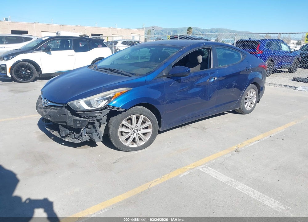 2015 HYUNDAI ELANTRA SE VIN: 5NPDH4AE9FH593509