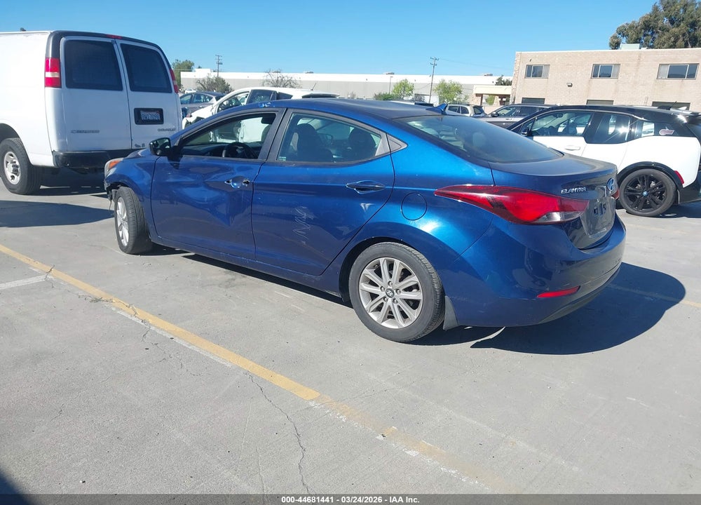 2015 HYUNDAI ELANTRA SE VIN: 5NPDH4AE9FH593509