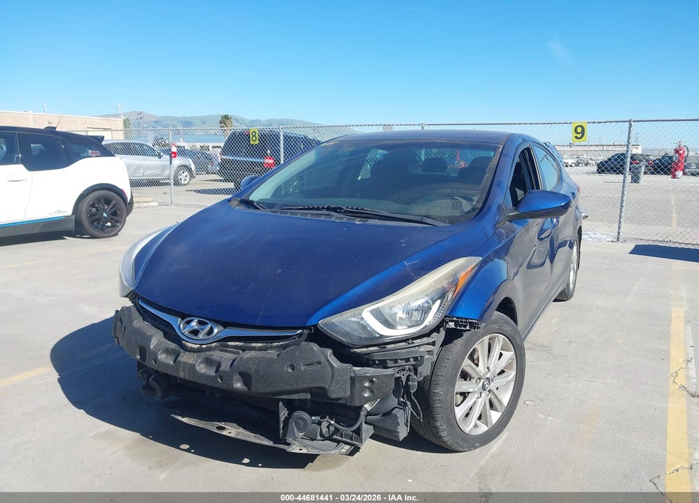 2015 HYUNDAI ELANTRA SE VIN: 5NPDH4AE9FH593509