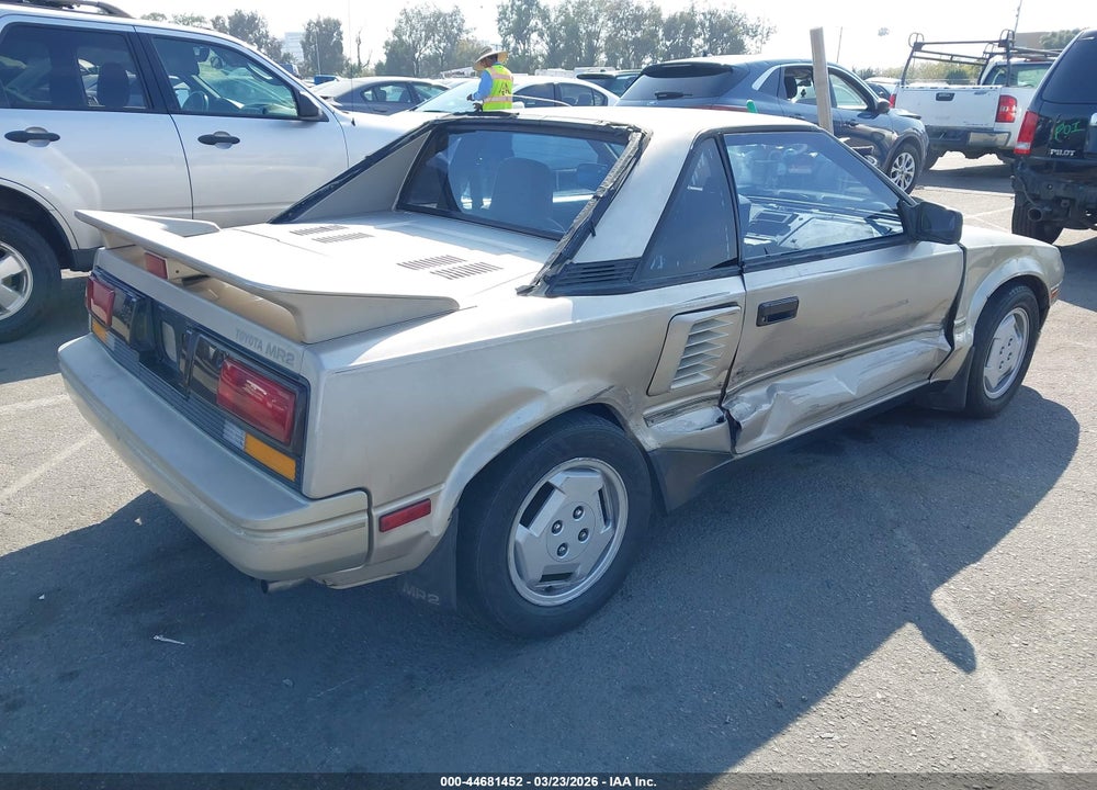 1987 TOYOTA MR2 VIN: JT2AW15C3H0121640