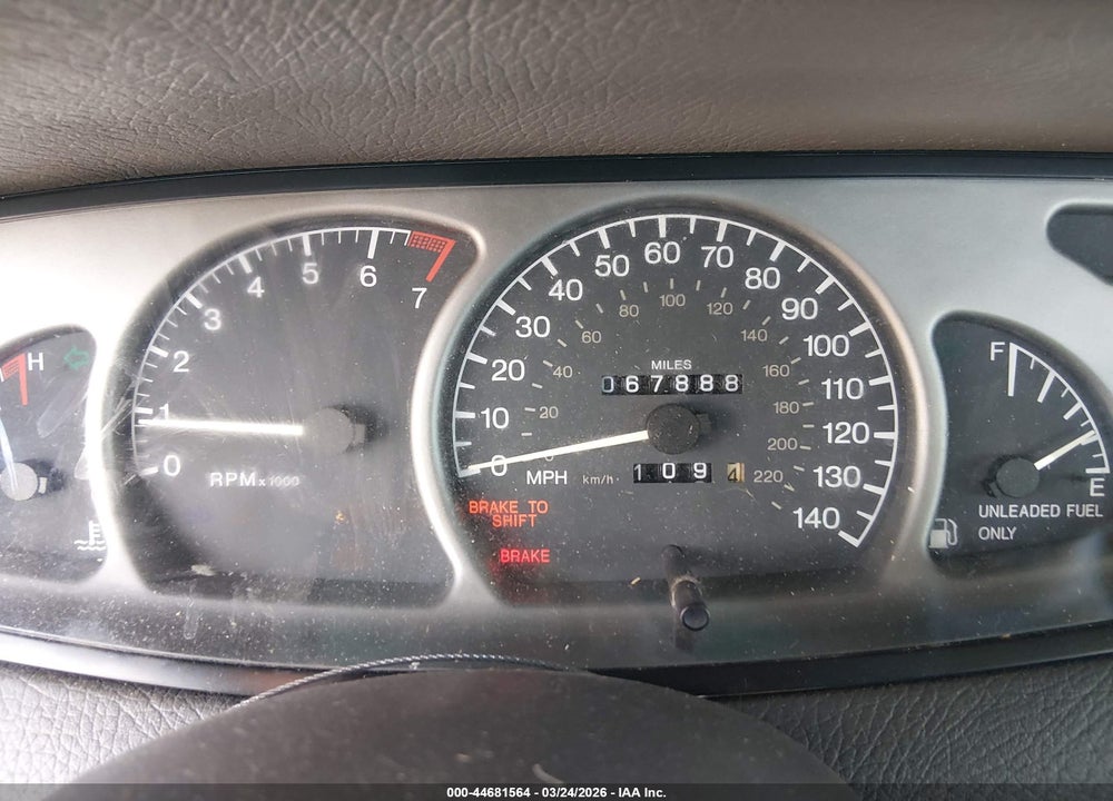 1999 CADILLAC CATERA STANDARD VIN: W06VR52R9XR146814