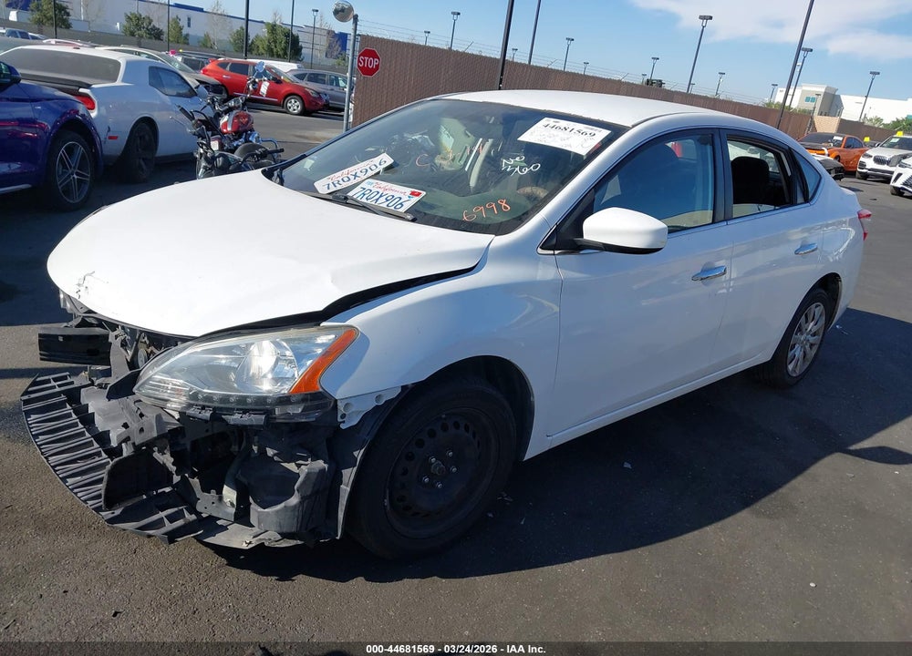 2015 NISSAN SENTRA SV VIN: 3N1AB7AP1FY306998