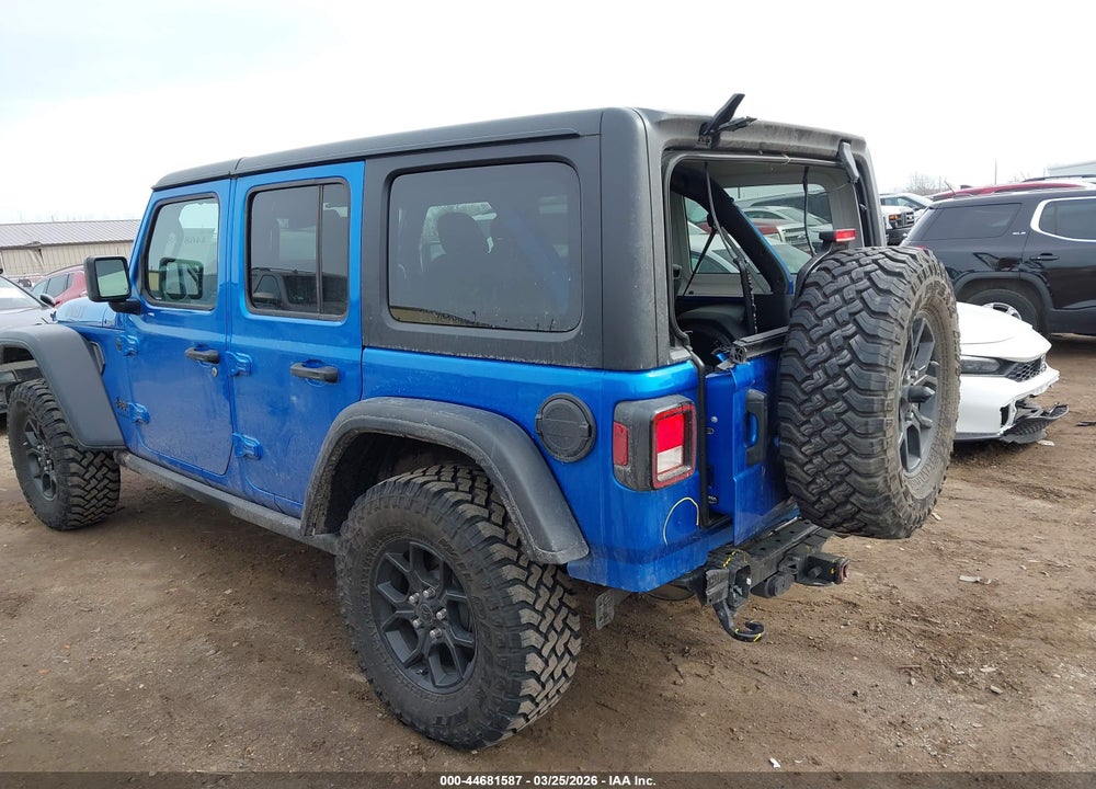 2024 JEEP WRANGLER 4-DOOR WILLYS 4X4 VIN: 1C4PJXDGXRW370264