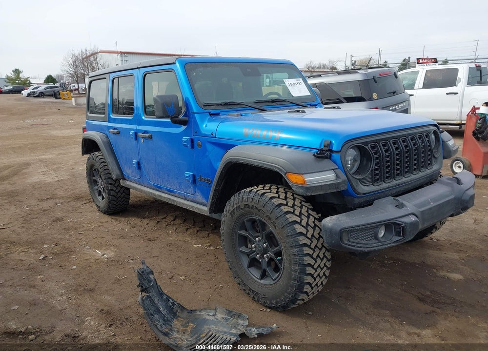 2024 JEEP WRANGLER 4-DOOR WILLYS 4X4 VIN: 1C4PJXDGXRW370264