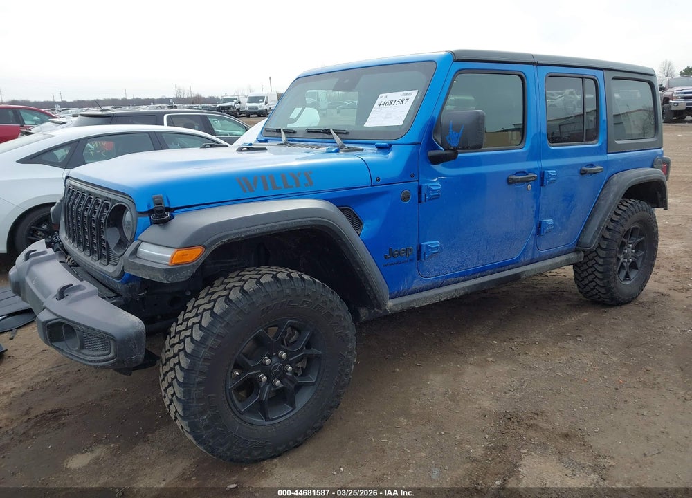 2024 JEEP WRANGLER 4-DOOR WILLYS 4X4 VIN: 1C4PJXDGXRW370264