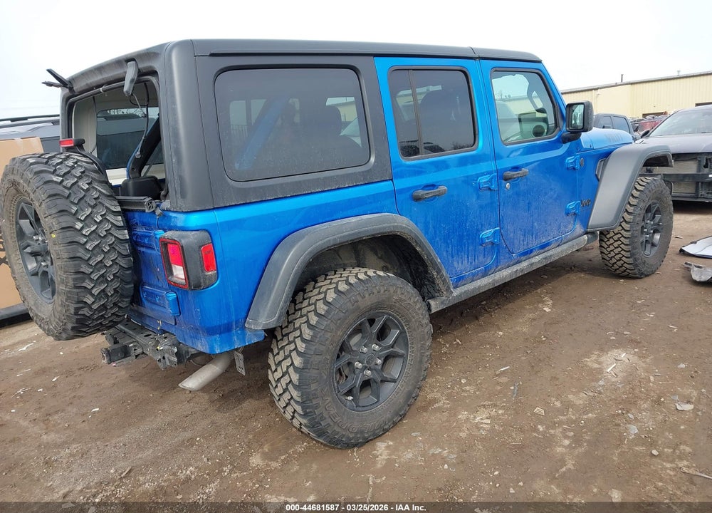 2024 JEEP WRANGLER 4-DOOR WILLYS 4X4 VIN: 1C4PJXDGXRW370264