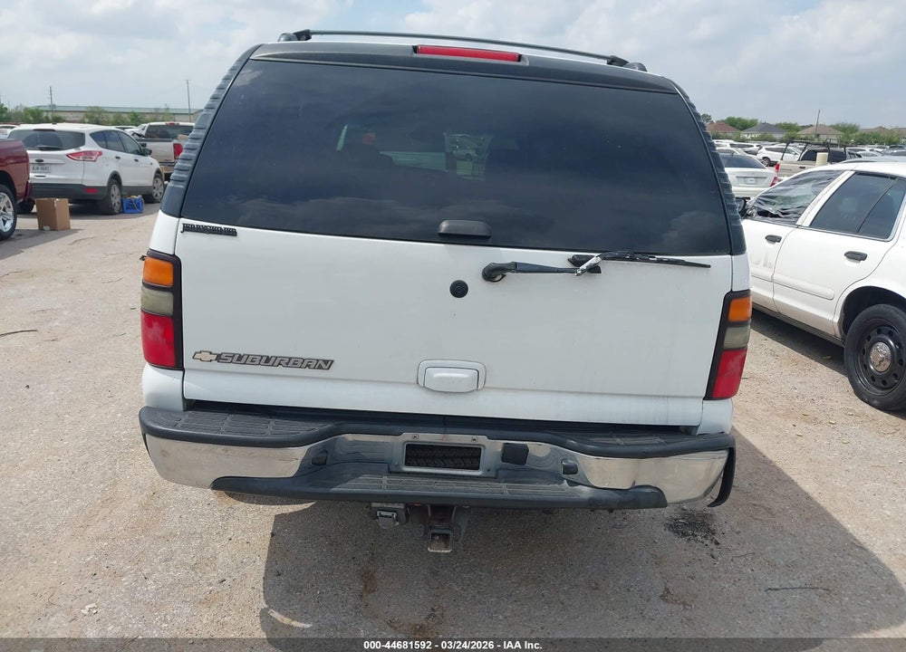 2006 CHEVROLET SUBURBAN 1500 LT VIN: 3GNFK16Z96G102747