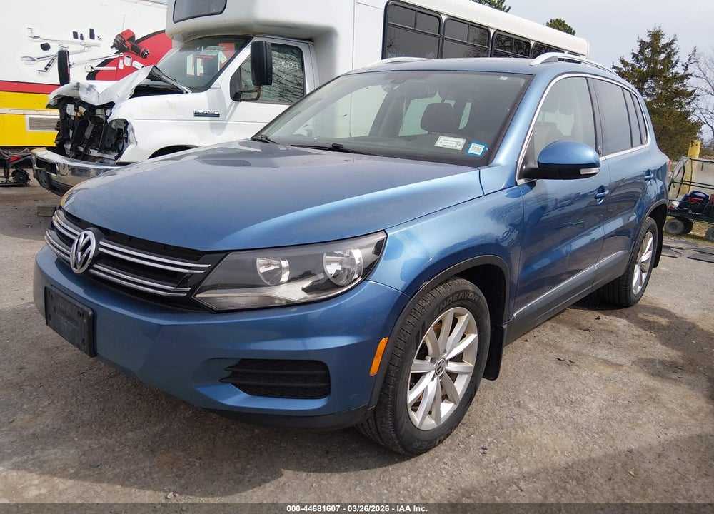 2017 VOLKSWAGEN TIGUAN 2.0T WOLFSBURG EDITION VIN: WVGSV7AXXHK010352