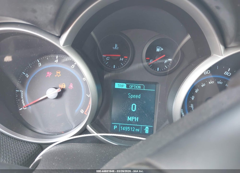 2014 CHEVROLET CRUZE 1LT AUTO VIN: 1G1PC5SB6E7207274