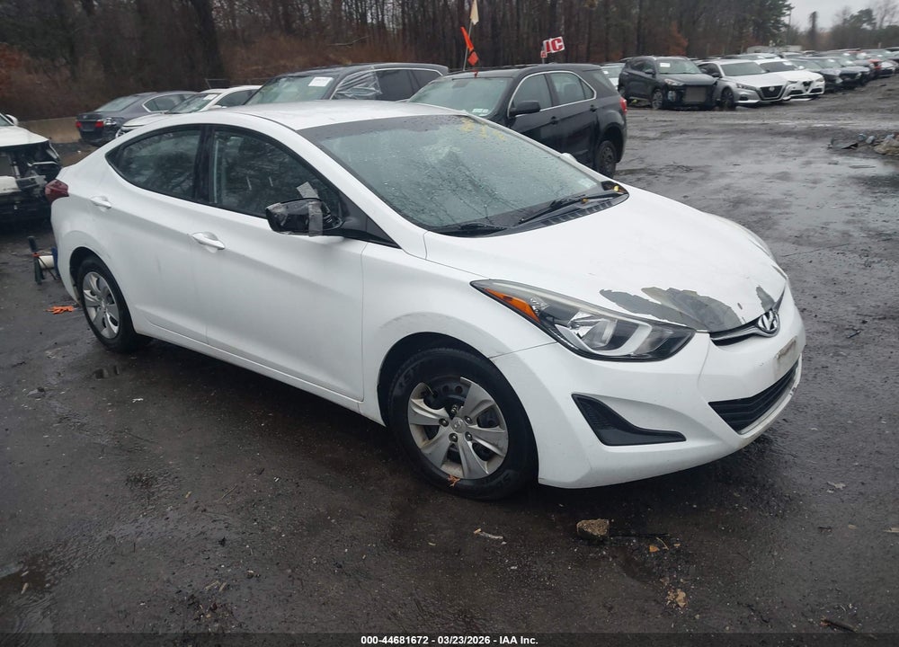 2016 HYUNDAI ELANTRA SE VIN: 5NPDH4AE9GH793663