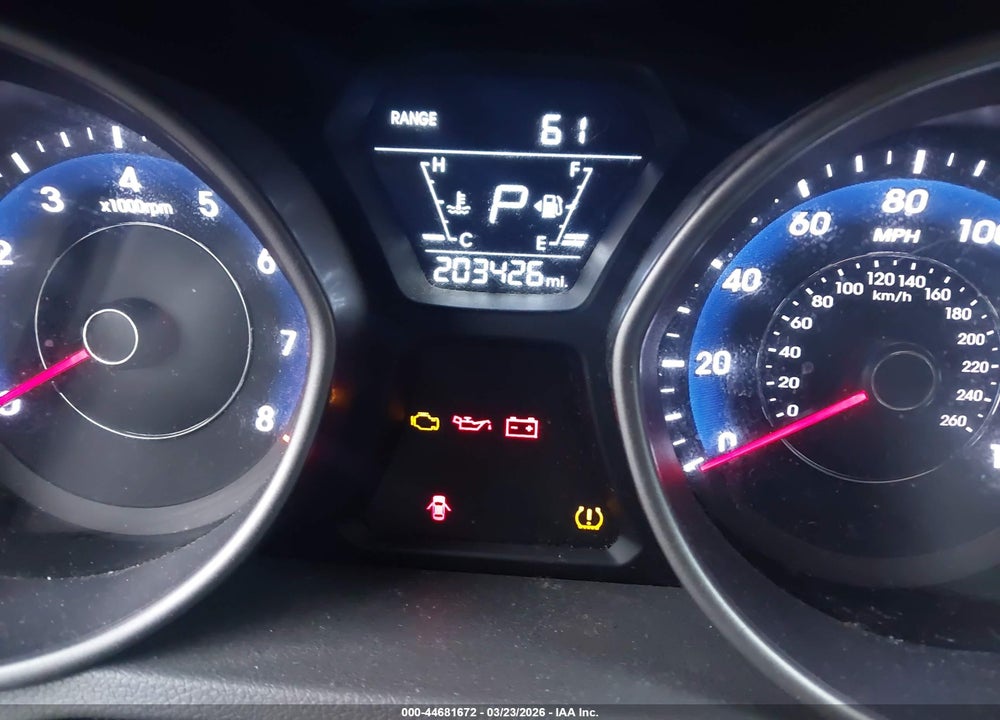 2016 HYUNDAI ELANTRA SE VIN: 5NPDH4AE9GH793663