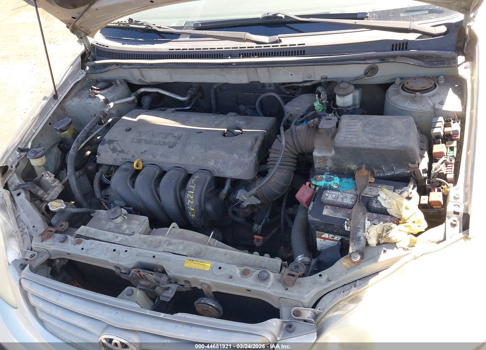 2003 TOYOTA COROLLA LE VIN: 2T1BR32E33C054962