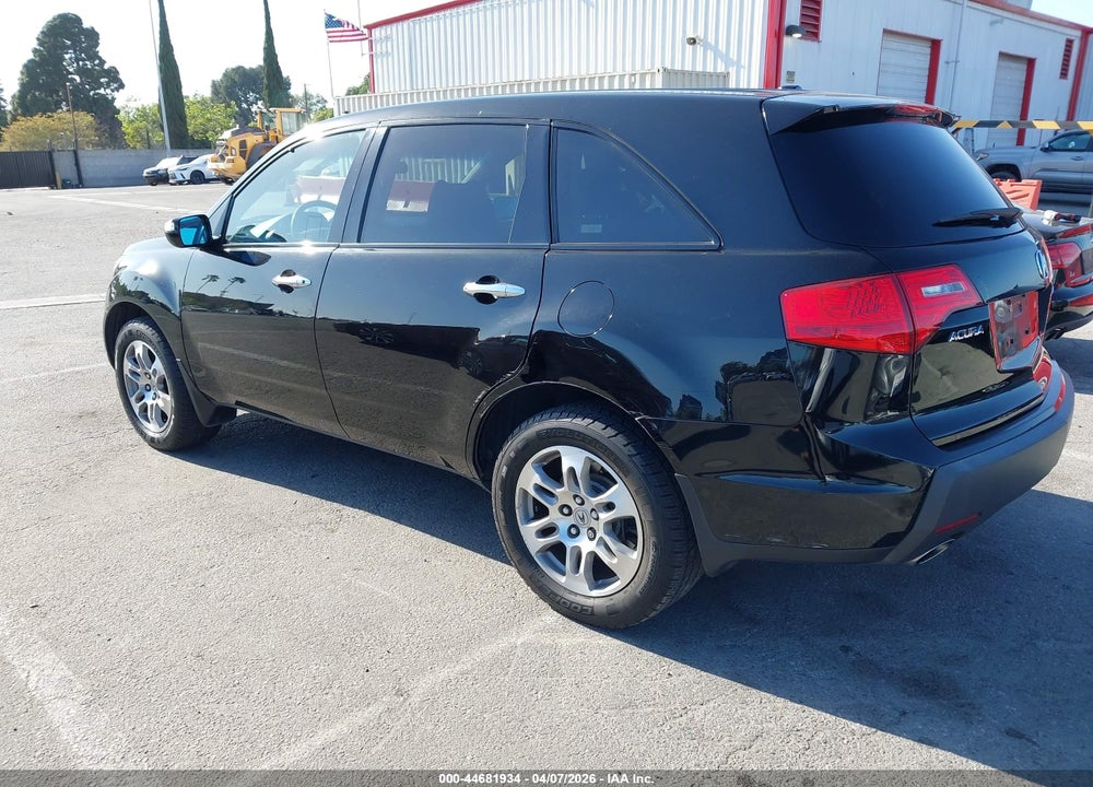 2007 ACURA MDX TECHNOLOGY VIN: 2HNYD28487H510154
