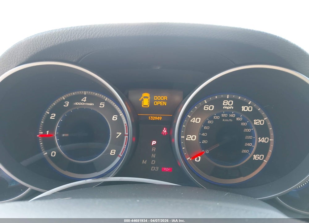 2007 ACURA MDX TECHNOLOGY VIN: 2HNYD28487H510154