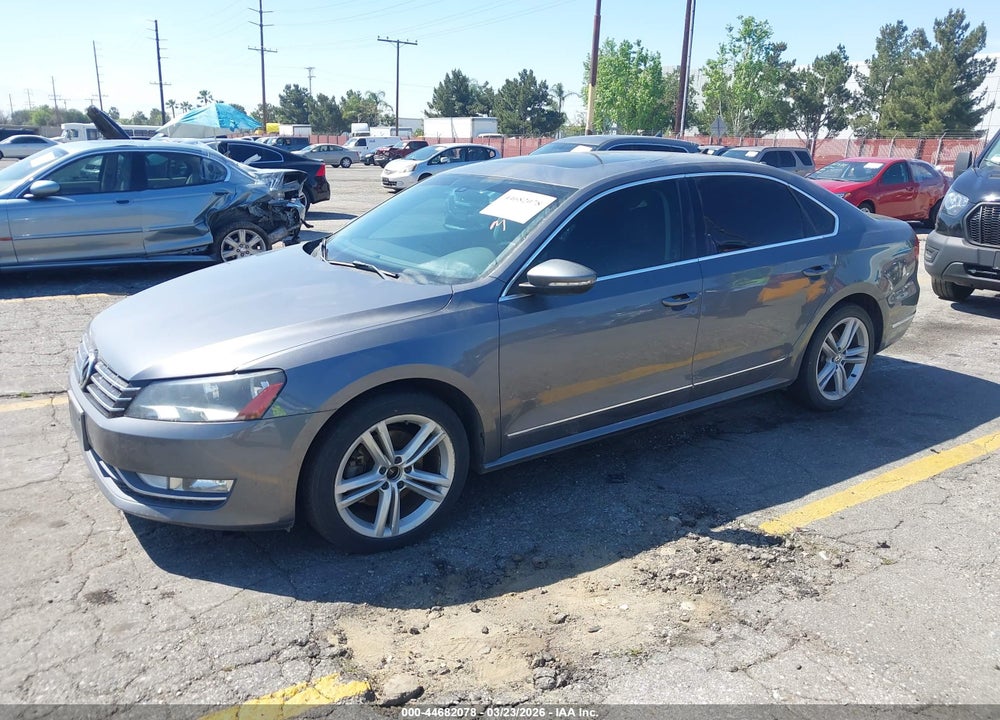 2012 VOLKSWAGEN PASSAT 2.0L TDI SEL PREMIUM VIN: 1VWCN7A39CC008436
