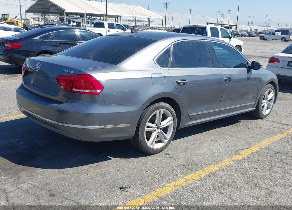 2012 VOLKSWAGEN PASSAT 2.0L TDI SEL PREMIUM VIN: 1VWCN7A39CC008436
