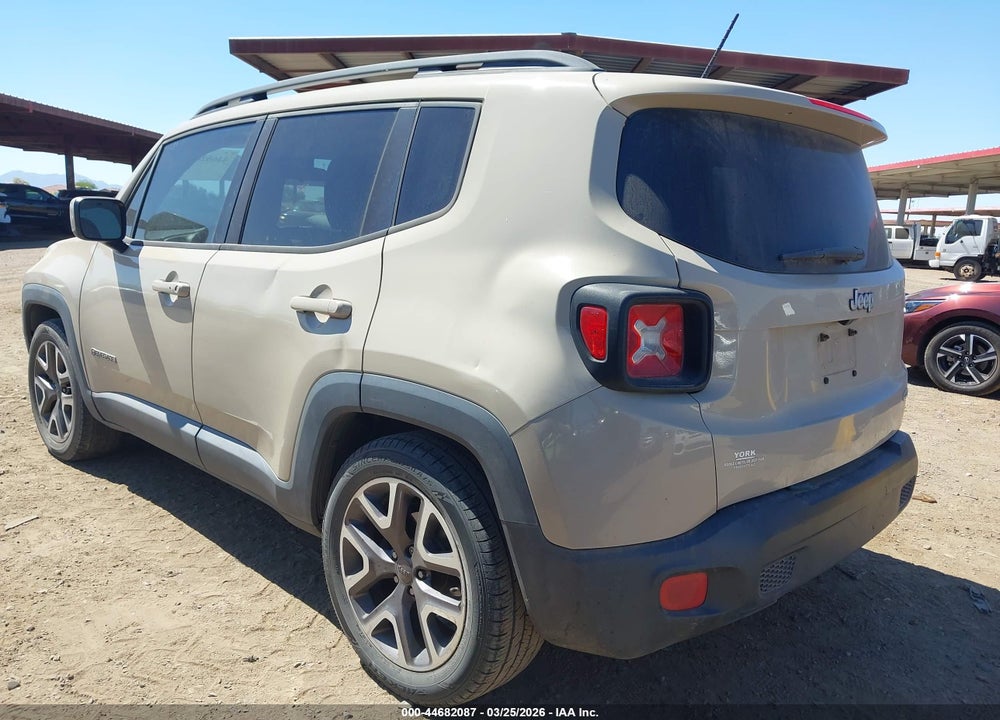2016 JEEP RENEGADE LATITUDE VIN: ZACCJABTXGPE19520