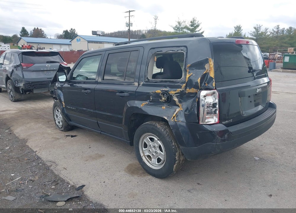 2016 JEEP PATRIOT SPORT VIN: 1C4NJPBA5GD589437