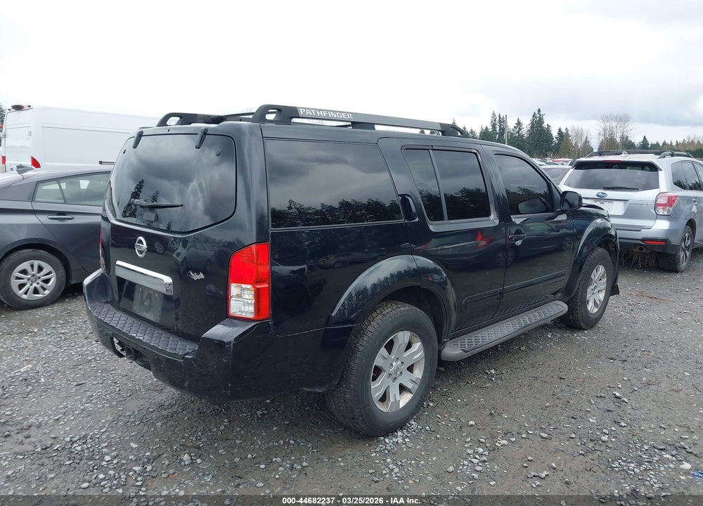 2006 NISSAN PATHFINDER LE VIN: 5N1AR18W96C650991