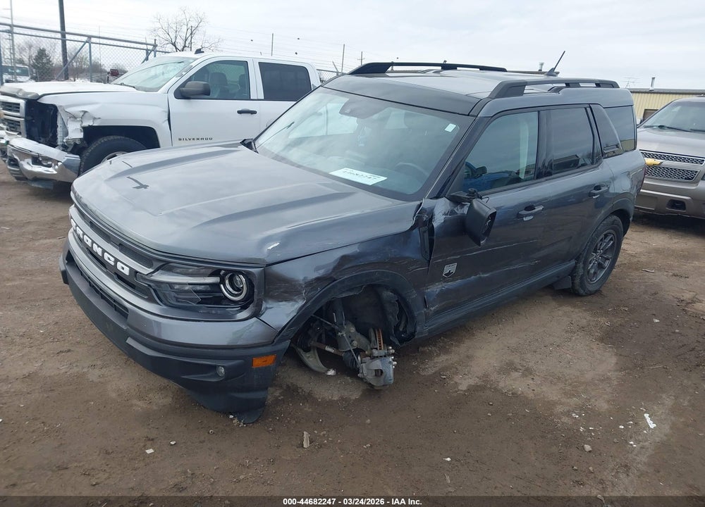 2021 FORD BRONCO SPORT BIG BEND VIN: 3FMCR9B67MRA41672