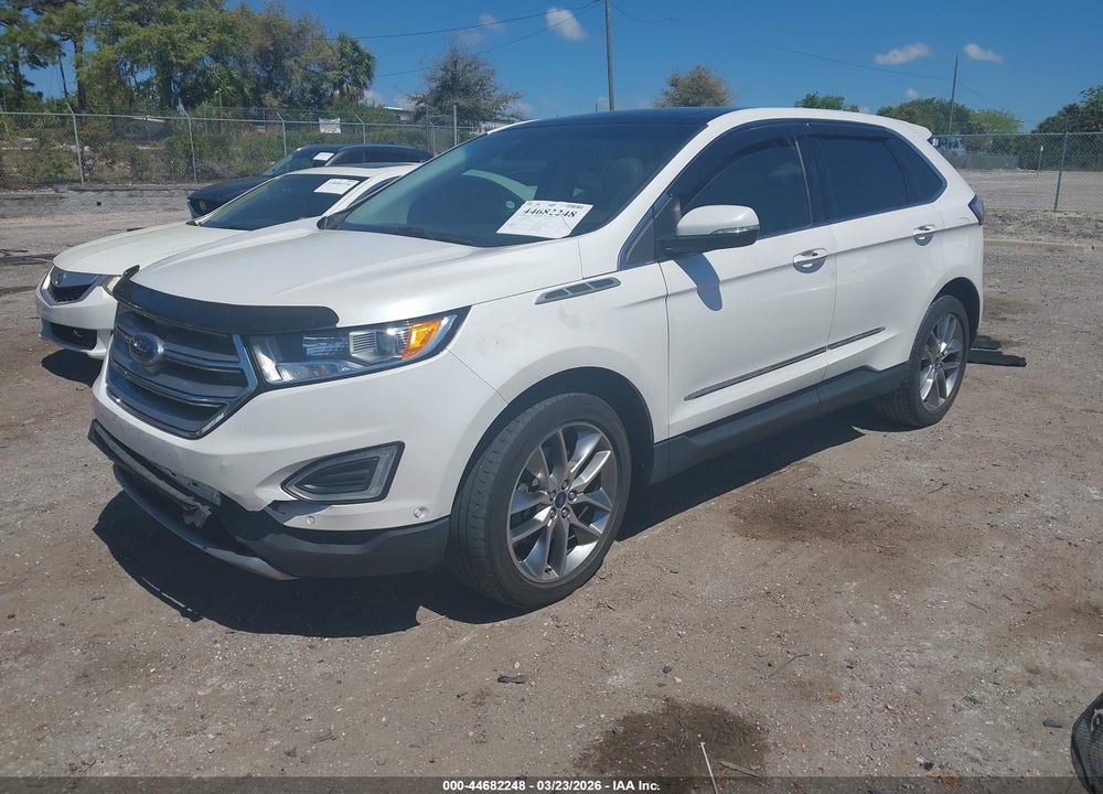 2015 FORD EDGE TITANIUM VIN: 2FMPK3K8XFBB15107