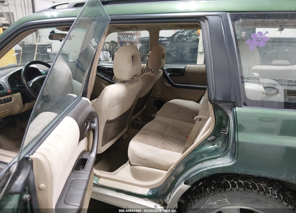 2002 SUBARU FORESTER S VIN: JF1SF65502H750104