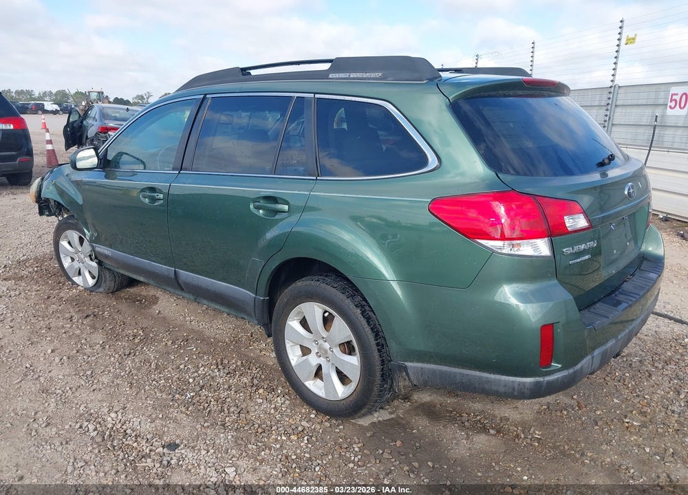 2011 SUBARU OUTBACK 2.5I PREMIUM VIN: 4S4BRBCC3B3343494