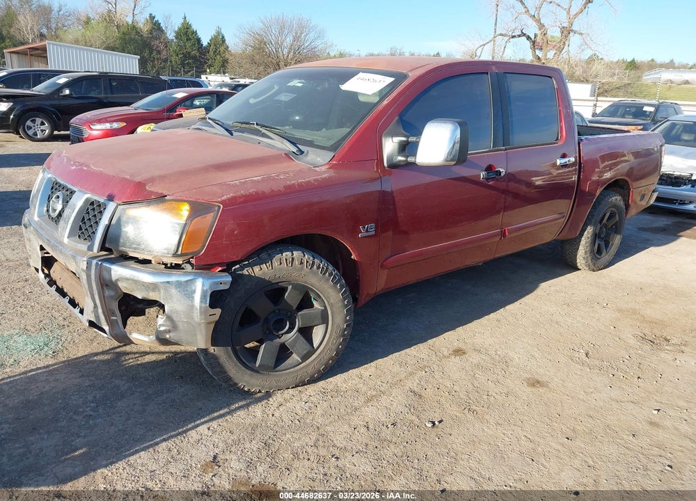 2004 NISSAN TITAN LE VIN: 1N6AA07A84N559592