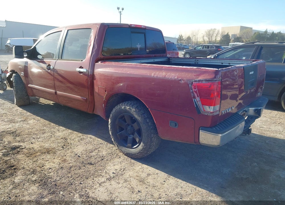 2004 NISSAN TITAN LE VIN: 1N6AA07A84N559592