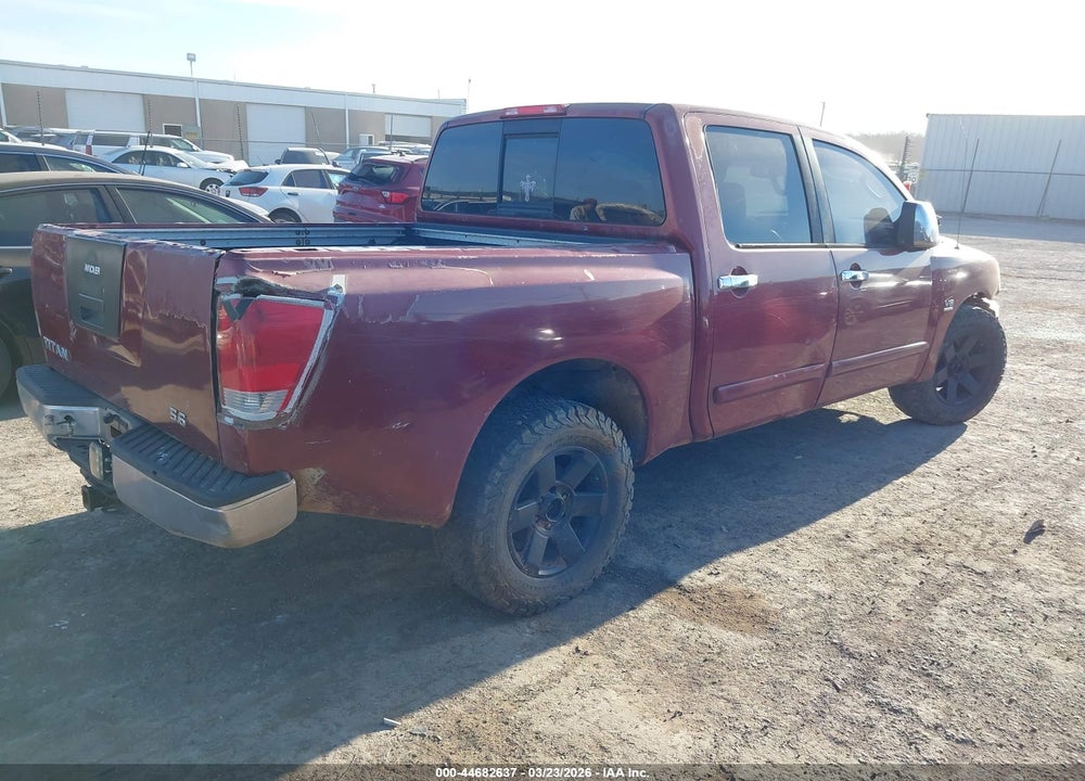 2004 NISSAN TITAN LE VIN: 1N6AA07A84N559592
