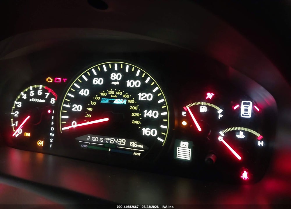 2005 HONDA ACCORD HYBRID IMA VIN: JHMCN36445C017589