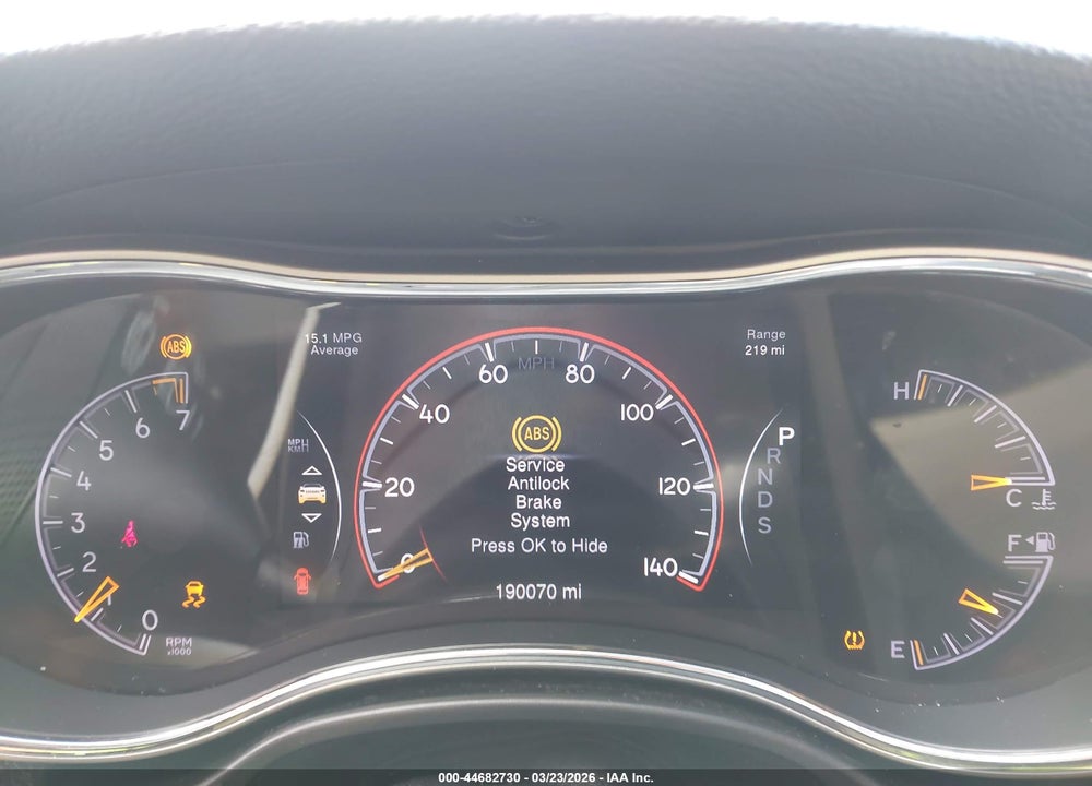 2015 JEEP GRAND CHEROKEE LAREDO VIN: 1C4RJEAG5FC634909