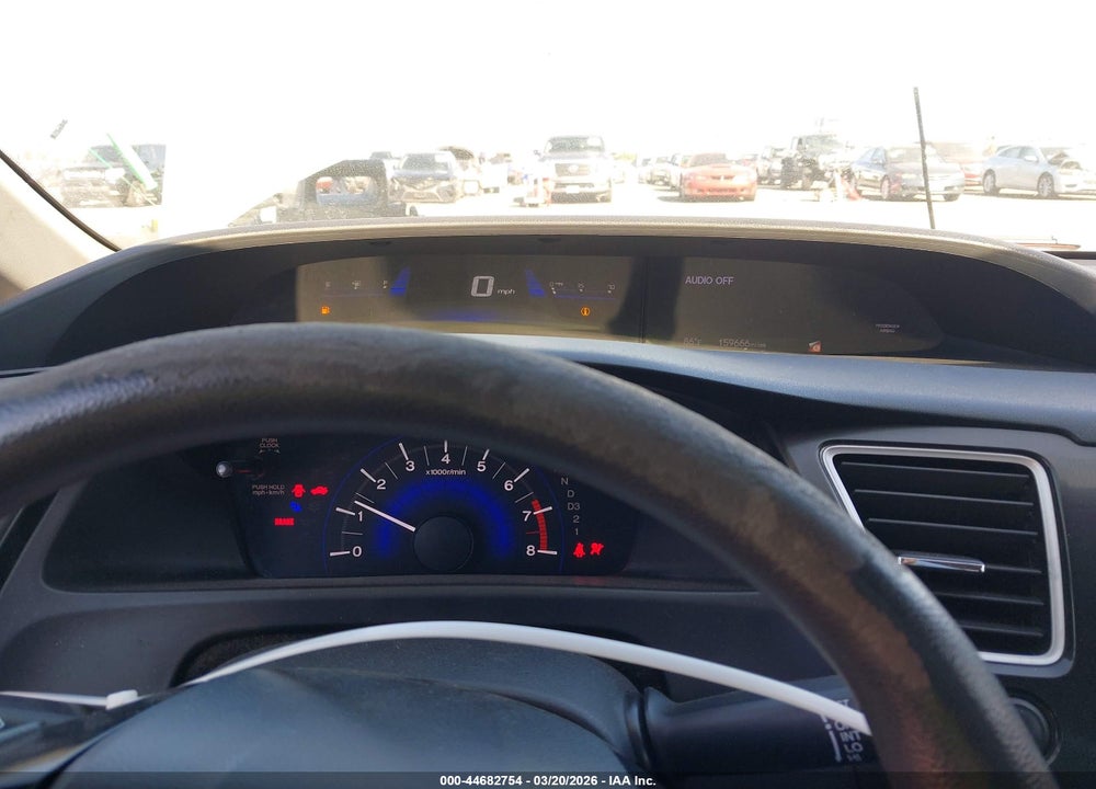 2013 HONDA CIVIC LX VIN: 19XFB2F52DE279886