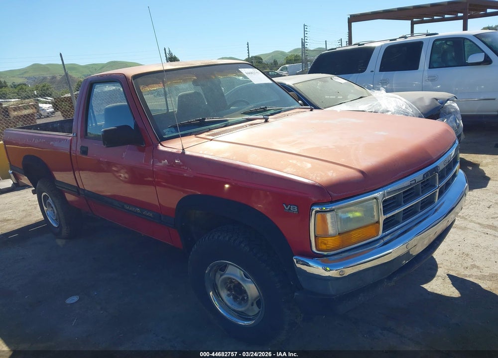 1991 DODGE DAKOTA VIN: 1B7GG26Y3MS306395