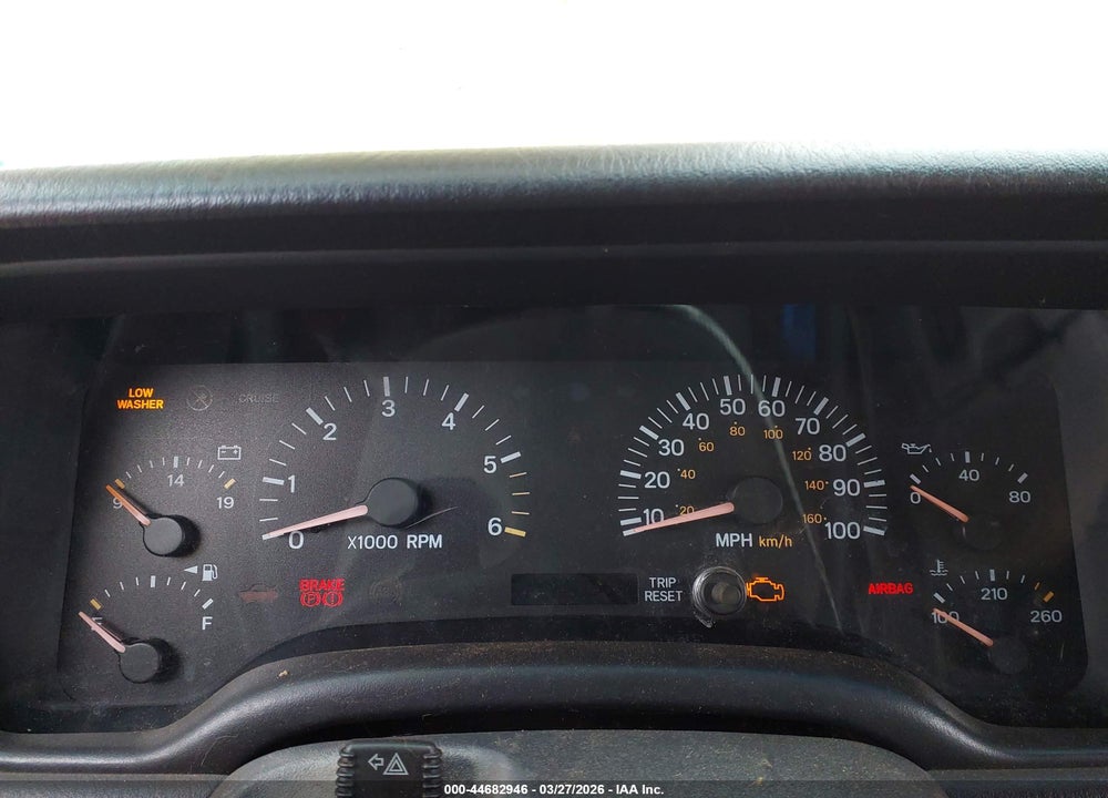 2000 JEEP CHEROKEE SPORT VIN: 1J4FF48S6YL210984