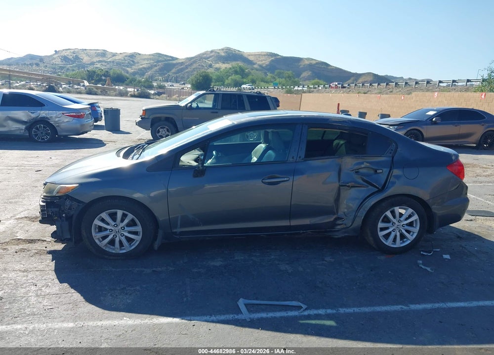 2012 HONDA CIVIC EX-L VIN: 2HGFB2F94CH517888