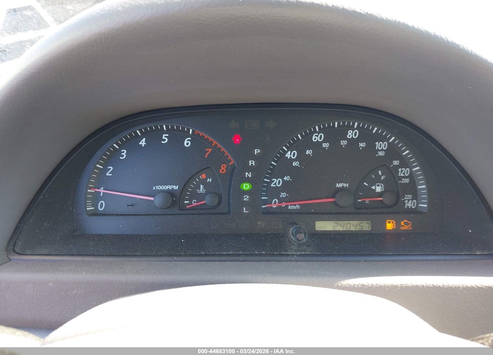 2002 TOYOTA CAMRY LE VIN: 4T1BE32K72U010526