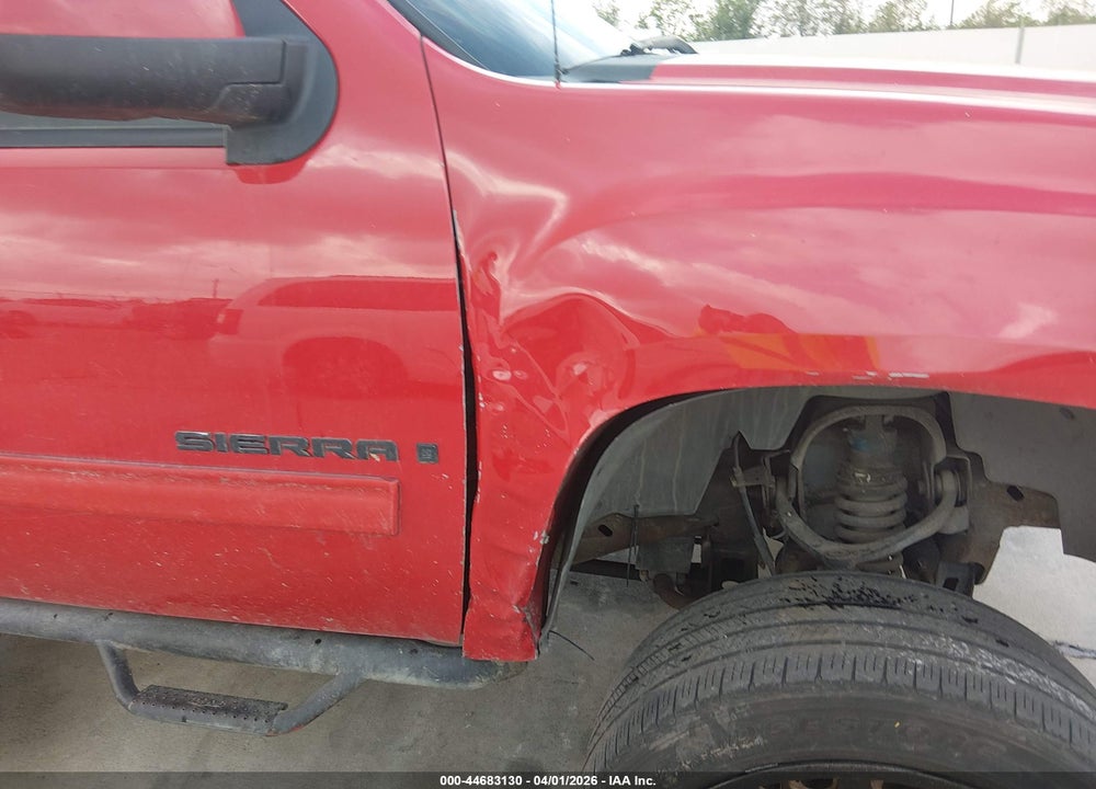 2007 GMC SIERRA 1500 SLE1 VIN: 3GTEK13M47G547668