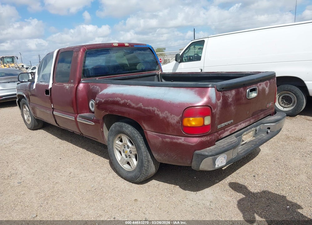 1999 GMC SIERRA 1500 SLE VIN: 2GTEC19V5X1563691