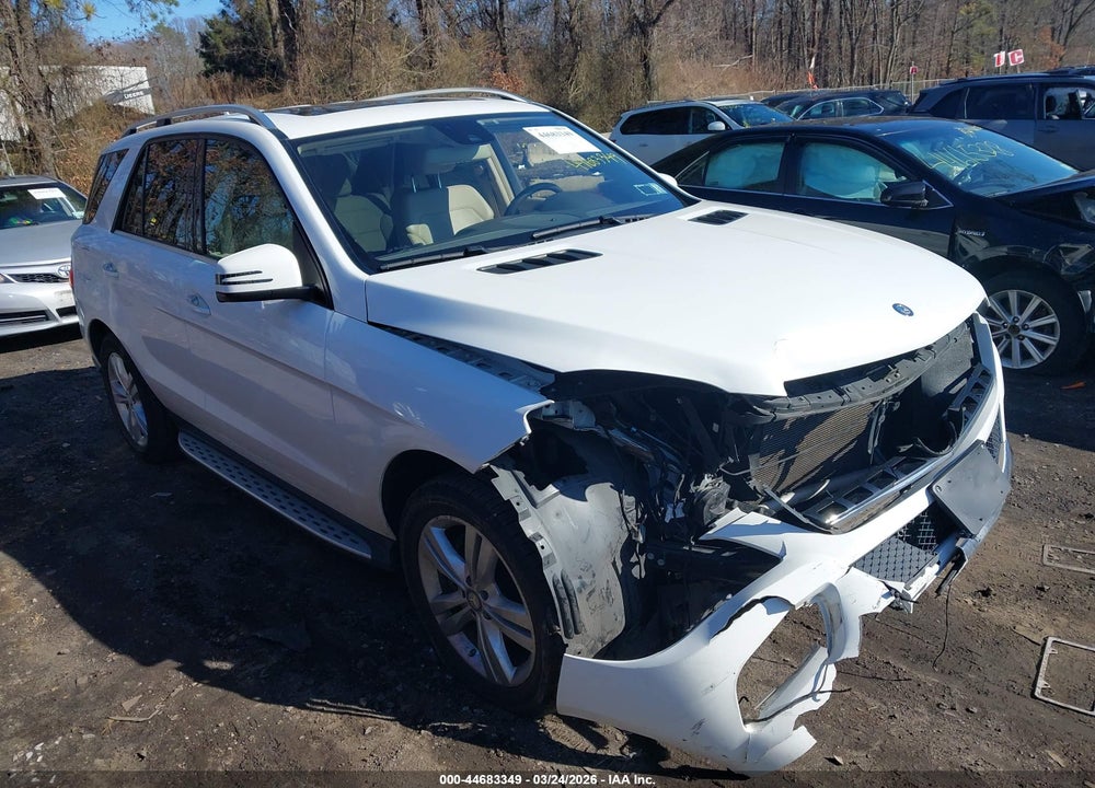 2015 MERCEDES-BENZ ML 350 4MATIC VIN: 4JGDA5HB0FA609850