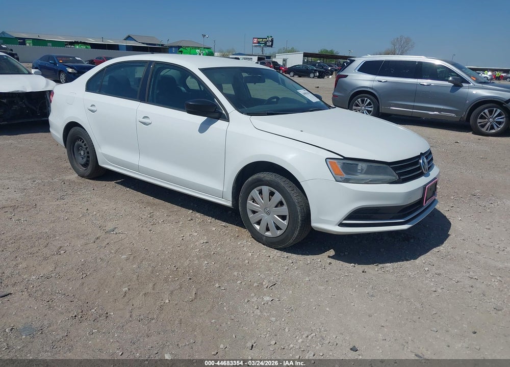 2015 VOLKSWAGEN JETTA 2.0L S VIN: 3VW1K7AJ9FM301352