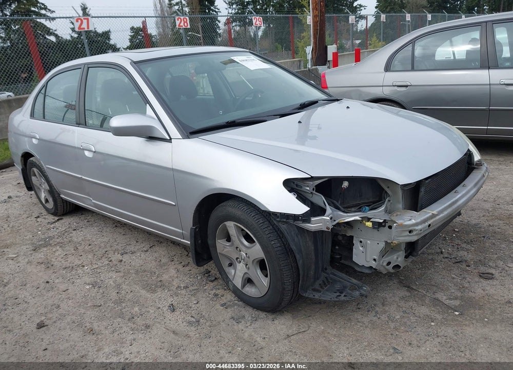 2005 HONDA CIVIC EX VIN: 2HGES26855H520871